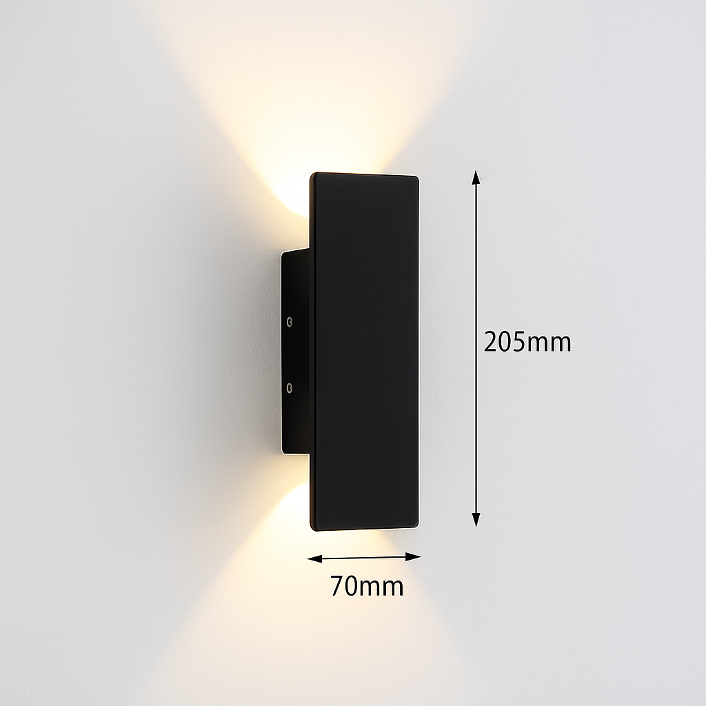Wandlamp aluminium huis gang