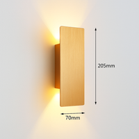 Wandlamp aluminium huis gang