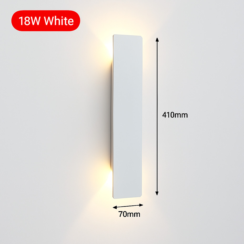 Wandlamp aluminium huis gang