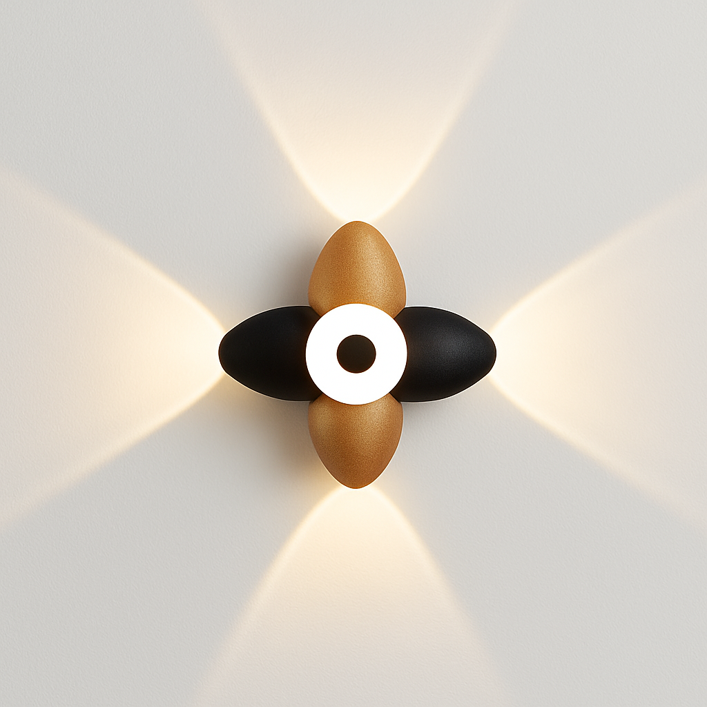 Moderne LED wandlamp voor binnen