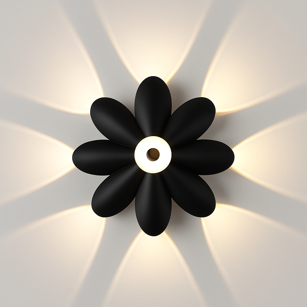 Moderne LED wandlamp voor binnen