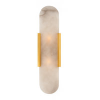 Design LED wandlamp in afgerond marmer stijl Shining