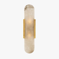Design LED wandlamp in afgerond marmer stijl Shining