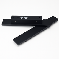 Waterdichte buitenwandlampen met aluminium strip 18W LED zwarte wandlamp slaapkamer buitenverlichting