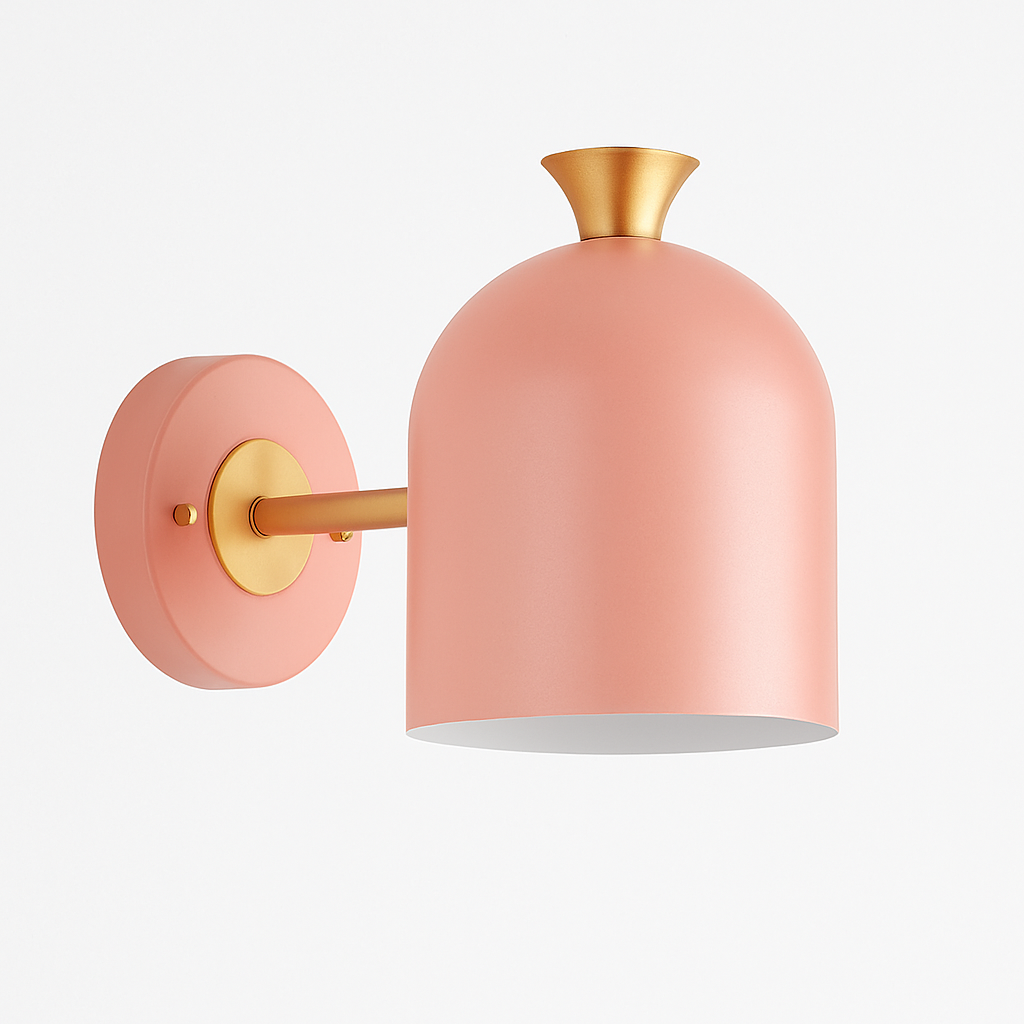 Wandlamp LED met ronde verstelbare kap in Deco kleur