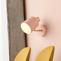 Wandlamp LED met ronde verstelbare kap in Deco kleur