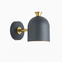 Wandlamp LED met ronde verstelbare kap in Deco kleur