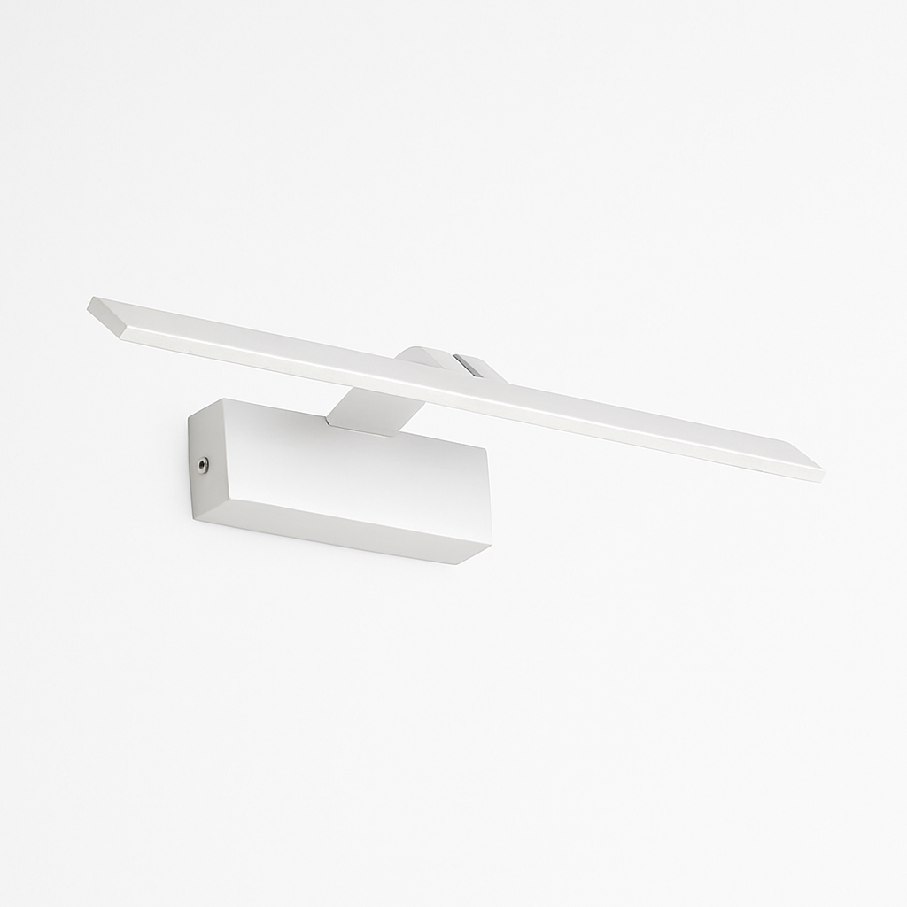 Witte LED wandlamp voor schilderijen en spiegels