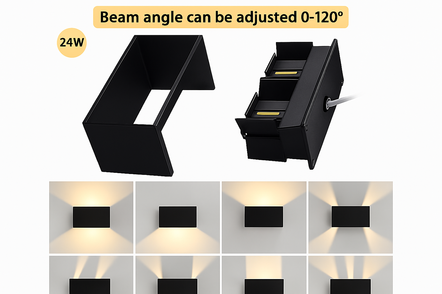 LED wandlamp omhoog en omlaag waterdicht IP65