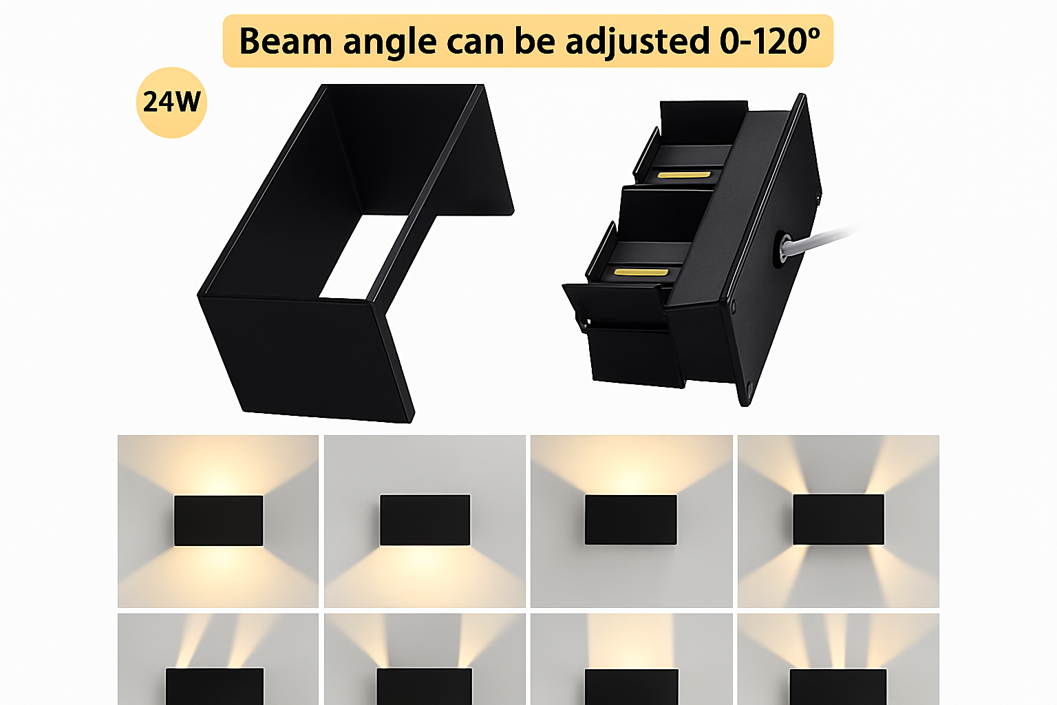 LED wandlamp omhoog en omlaag waterdicht IP65