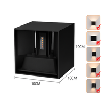 LED wandlamp omhoog en omlaag waterdicht IP65