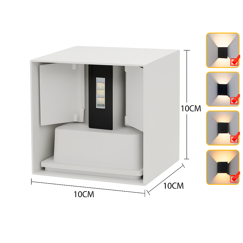 LED wandlamp omhoog en omlaag waterdicht IP65