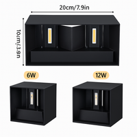 LED wandlamp omhoog en omlaag waterdicht IP65