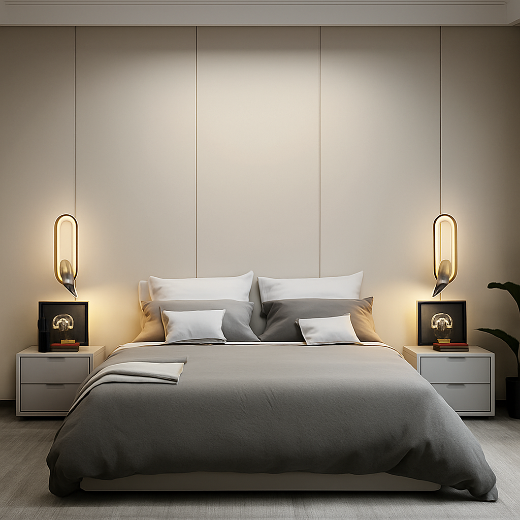 LED Wandlamp Leeslamp voor Slaapkamer Hotel Hoofdbord Nacht Boeklamp Rotatie Nachtkastje met Binnen LED Boeklicht 90-260V