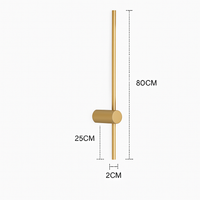 Minimalistische LED Wandlamp Lang