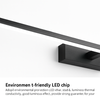 moderne LED wandlamp drie kleuren verlichting aluminium voor make-up