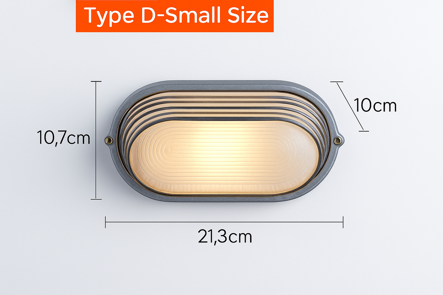 Buiten LED Wandlamp E27 Industrieel Vintage IP65 Waterdicht Glas