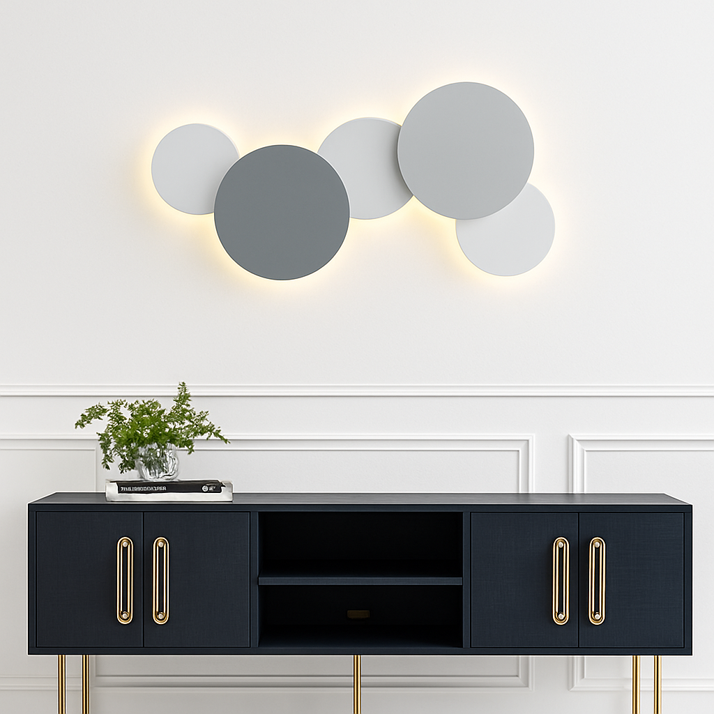 Ronde LED wandlamp Eclipse (per stuk)