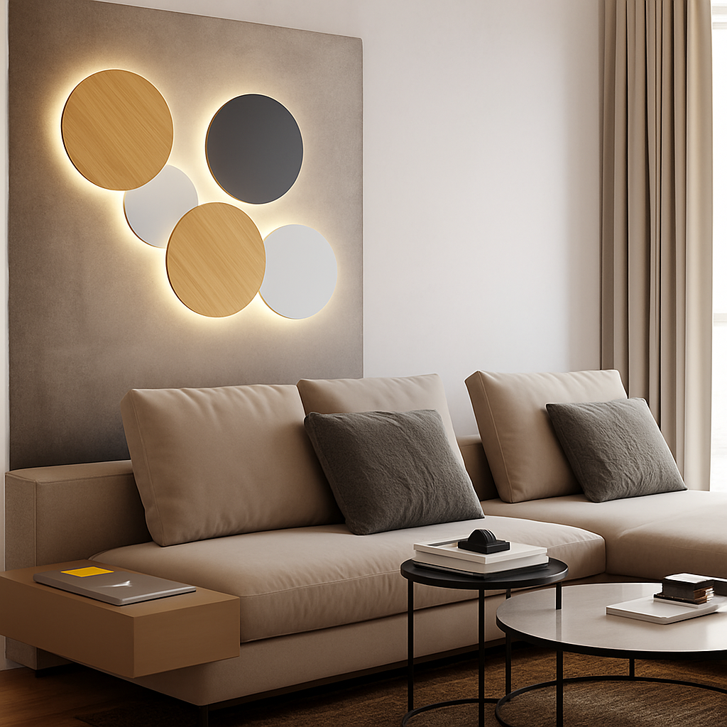 Ronde LED wandlamp Eclipse (per stuk)