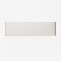 Langwerpige wandlamp van aluminium met LED Sconce