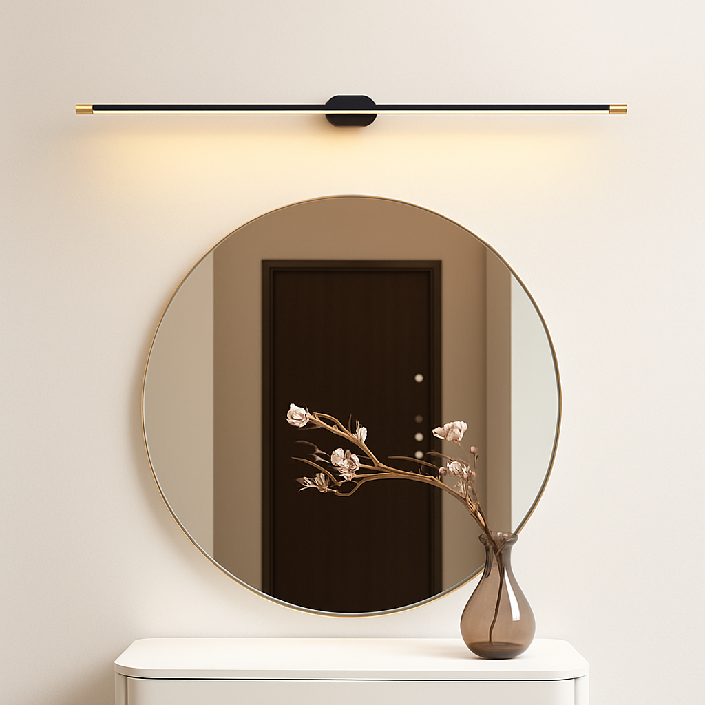 Moderne LED wandlamp voor grote spiegel Aleena