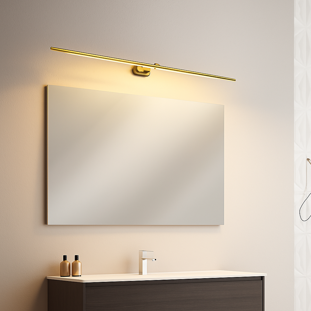 Moderne LED wandlamp voor grote spiegel Aleena
