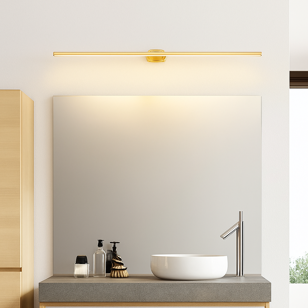 Moderne LED wandlamp voor grote spiegel Aleena