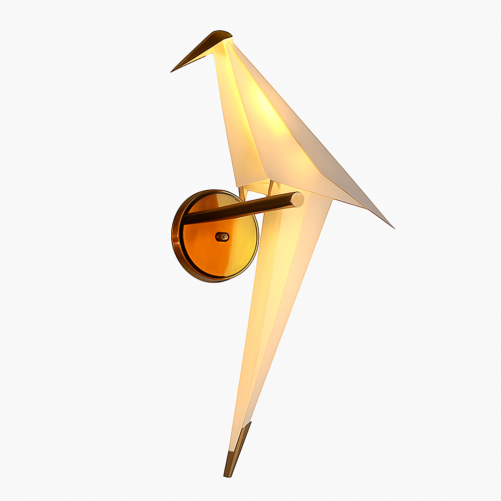 Moderne wandlamp design vogel Bird