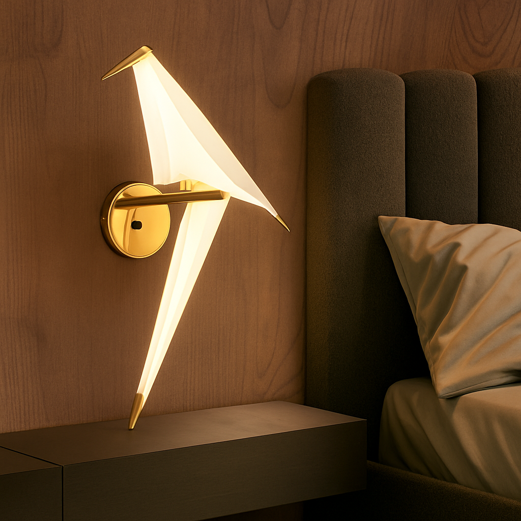 Moderne wandlamp design vogel Bird