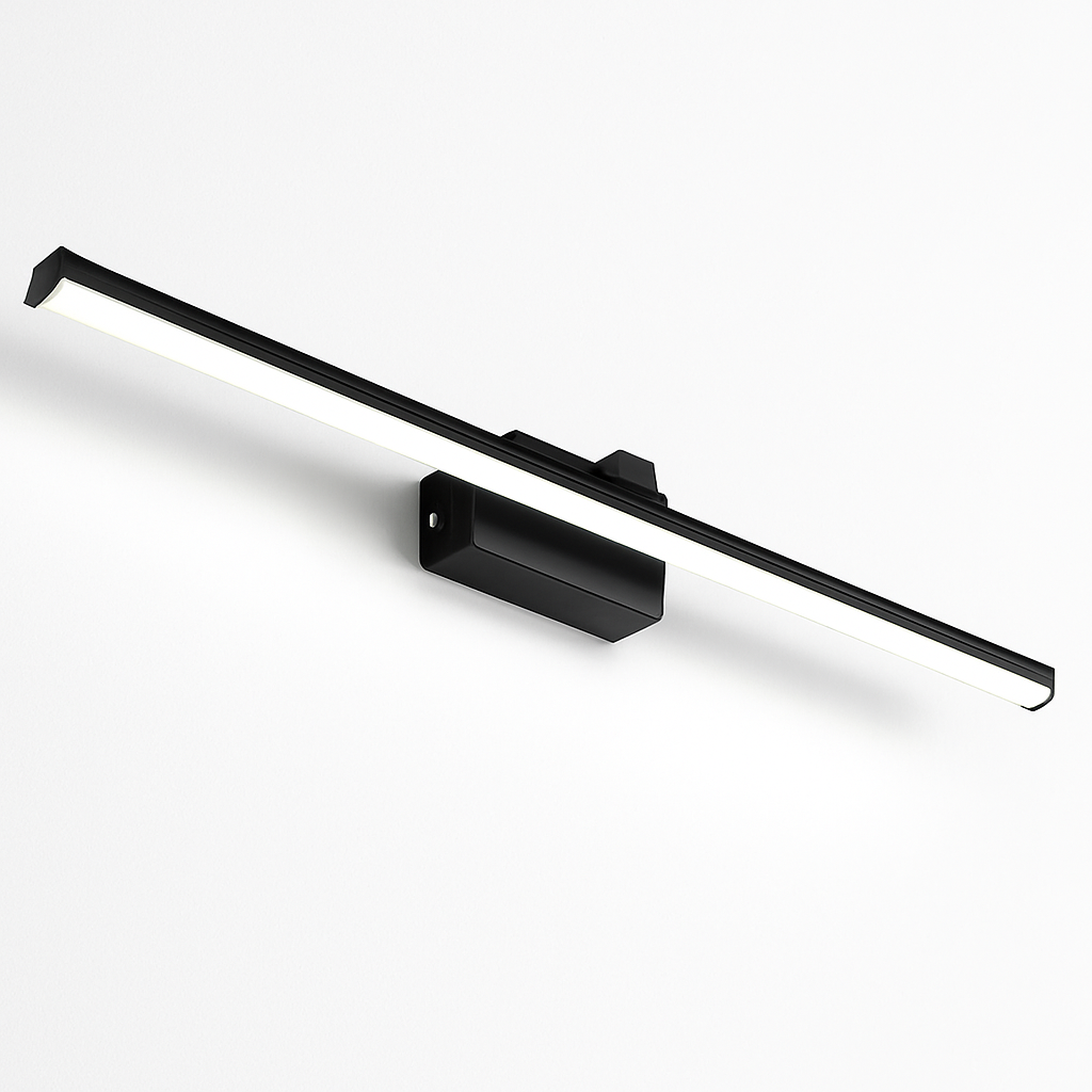 Wandlamp voor spiegel badkamer aluminium staaf