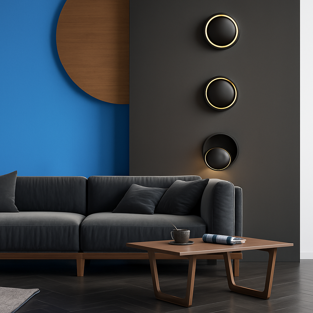 Ronde design wandlamp verstelbaar Degree