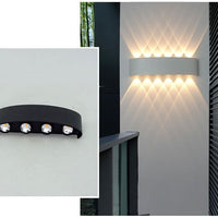 Waterdichte LED Buitenwandlamp – Elegante & energiezuinige buitenverlichting van aluminium