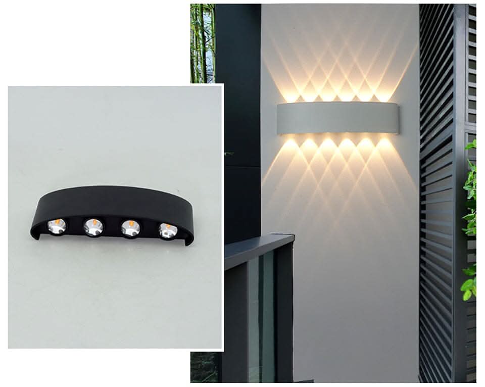 Waterdichte LED Buitenwandlamp – Elegante & energiezuinige buitenverlichting van aluminium