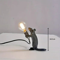Muizenlamp in Artistieke Hars