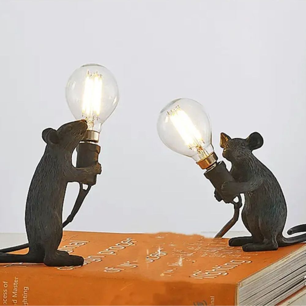 Muizenlamp in Artistieke Hars
