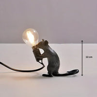 Muizenlamp in Artistieke Hars