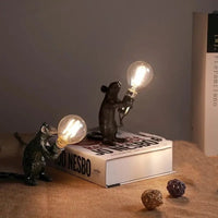 Muizenlamp in Artistieke Hars