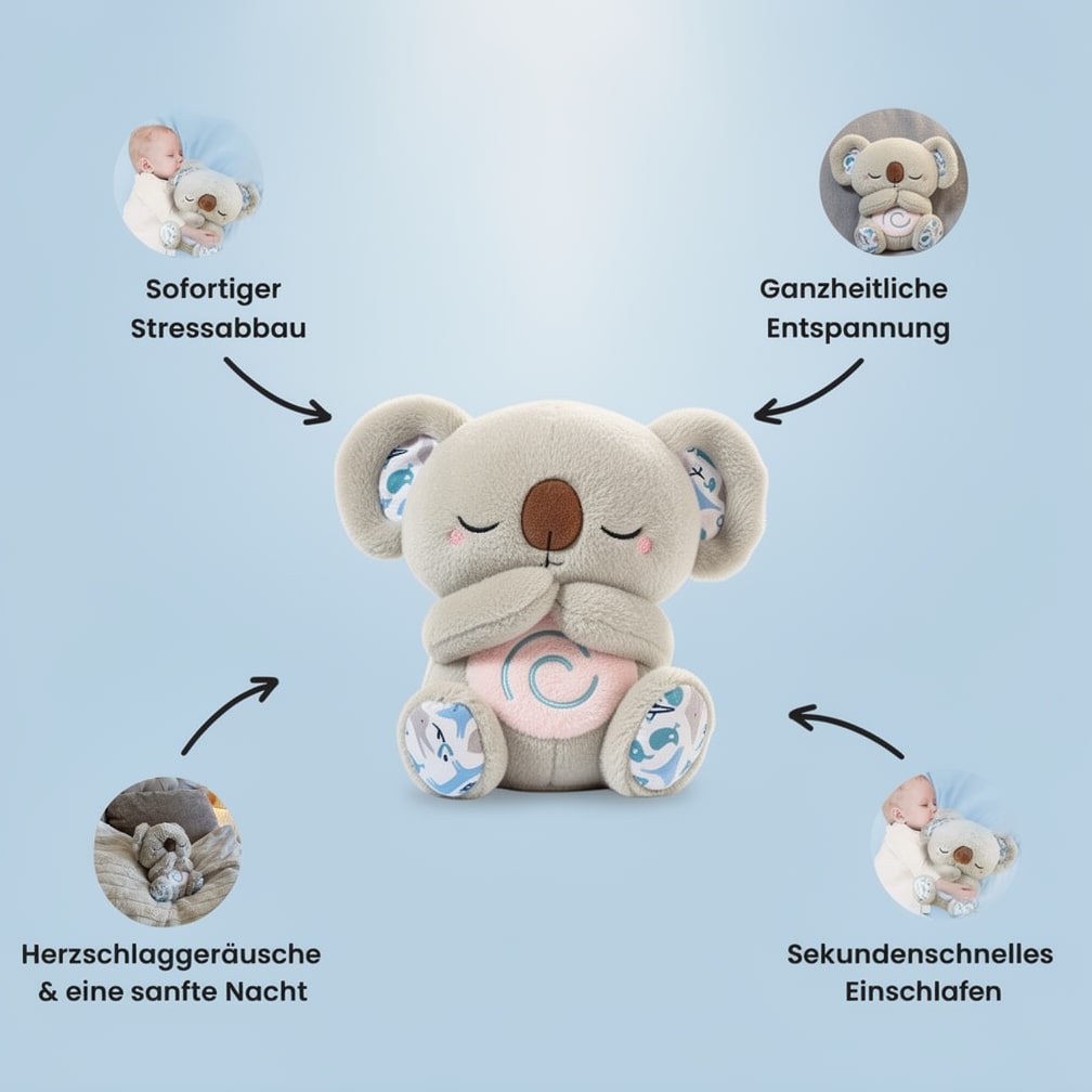 Ademend knuffeldier | Koala-knuffel voor ontspanning en een betere nachtrust | SleepKoala
