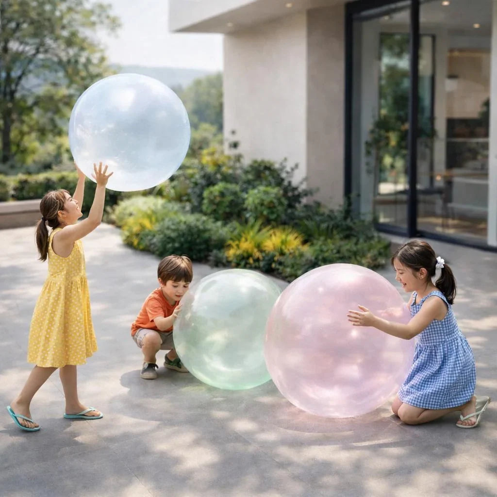 Opblaasbare Speelbal voor Kinderen en Volwassenen - Perfect voor Zomerplezier Buiten