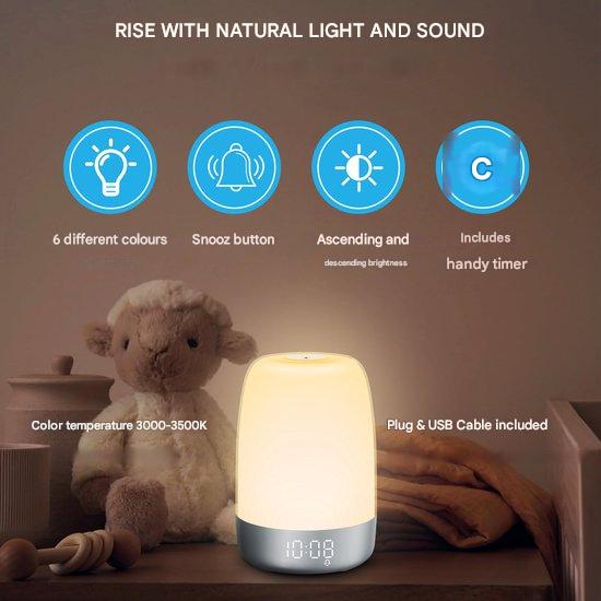 Skanto | Aurora Wake-Up Light met Natuurlijke Geluiden