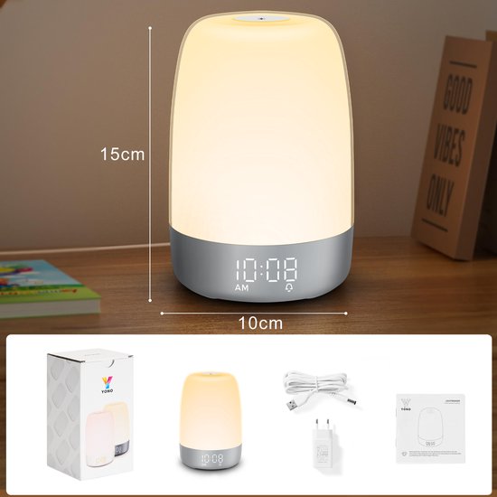 Skanto | Aurora Wake-Up Light met Natuurlijke Geluiden