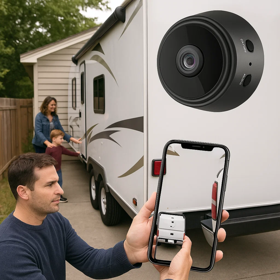 AutoVision | Draadloze HD Achteruitrijcamera voor Camper, Vrachtwagen en Aanhanger