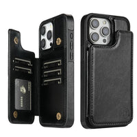 LeatherGuard | Elegante Leren Hoes met Kaartsleuven en Magnetische Sluiting | Vanero