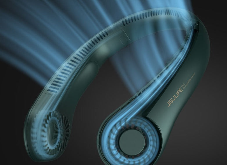 Draagbare 360° Nekventilator voor Koele Comfort