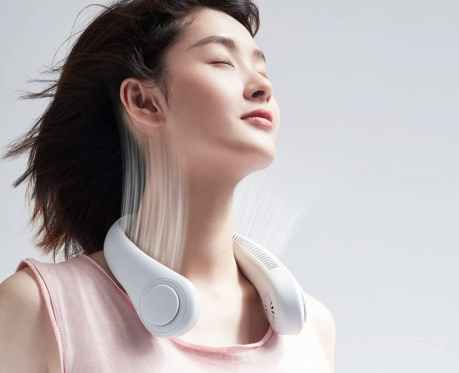 Draagbare 360° Nekventilator voor Koele Comfort