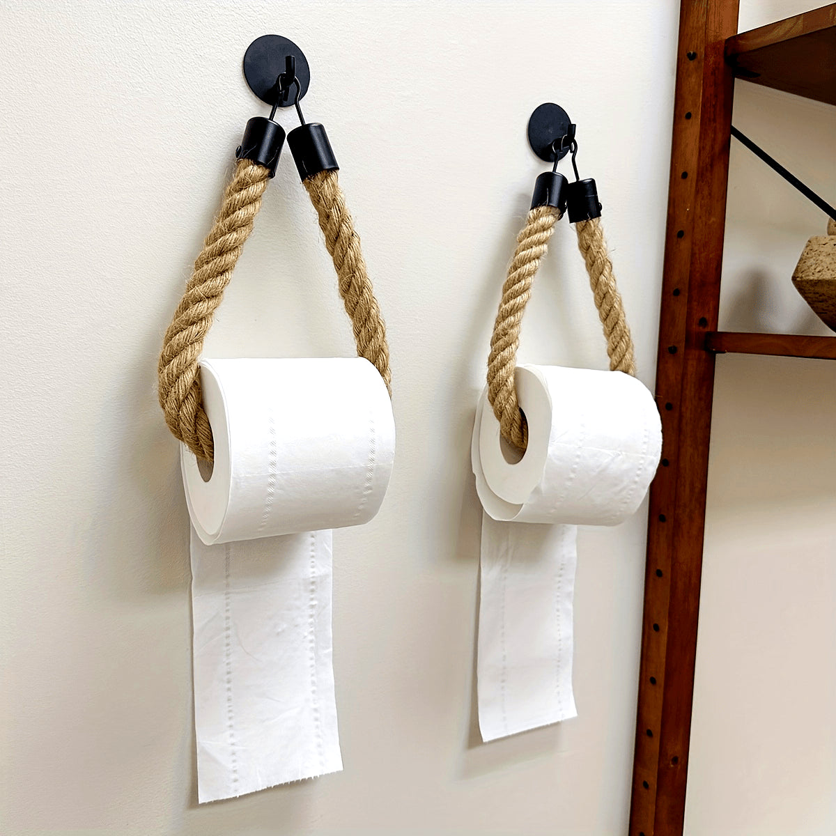 Hennep Touw Toiletpapier Houder - Voor Stijlvolle Badkamers