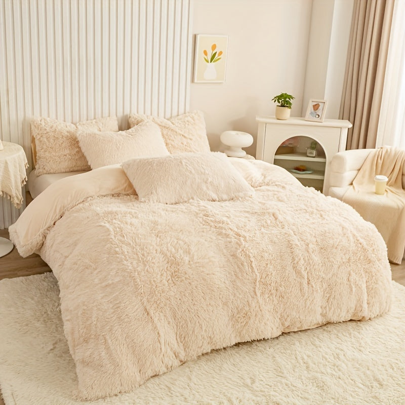 Velora Pluche Bedset Biedt Luxe Comfort Voor Een Gezellige Thuisontspanning