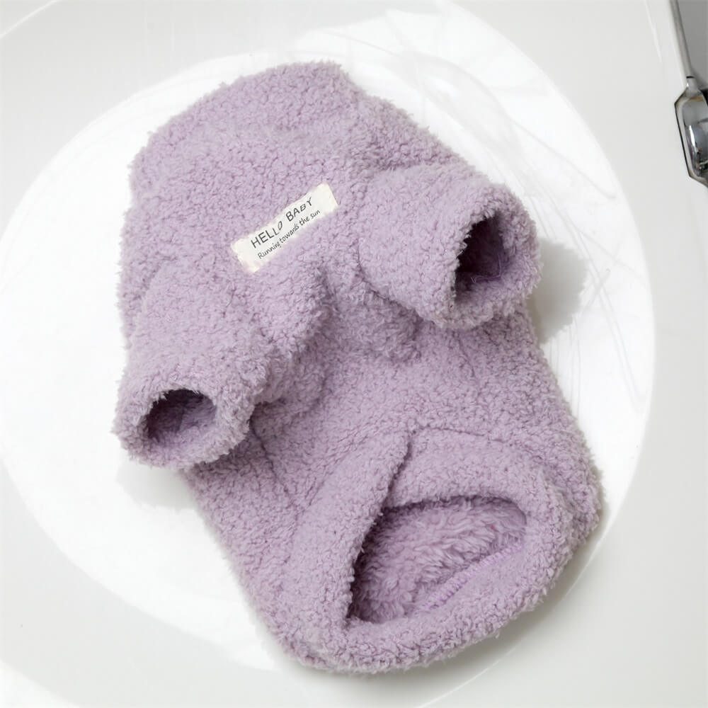 Gezellige en zachte fleece hondenpullover - Perfect voor comfort bij koud weer