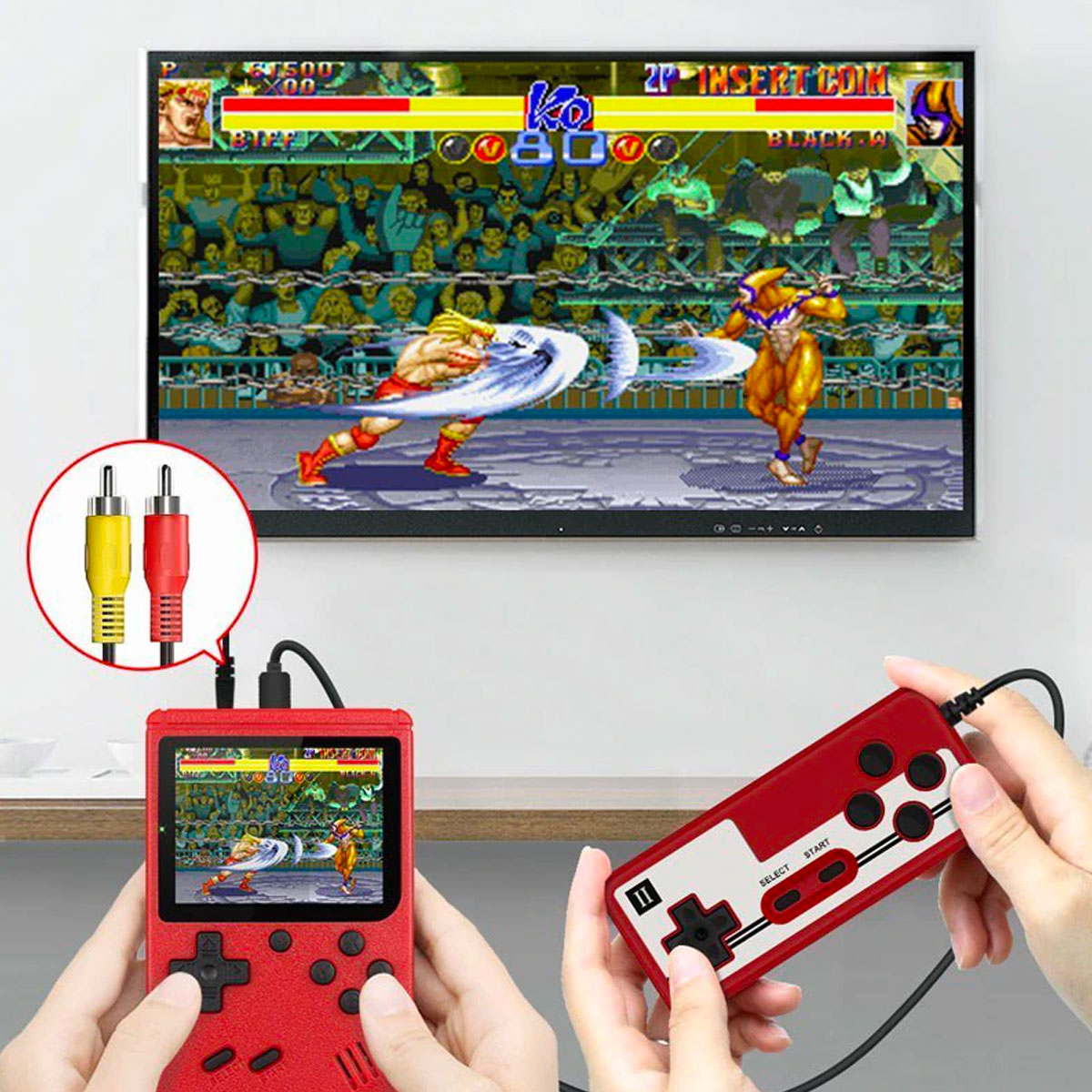 400-w-1 Retro Console voor Videogames met Klassieke Spellen