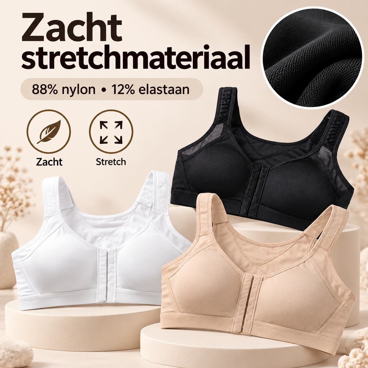 LuxAlign | Grote Maten BH met Brede Ondersteuning – S t/m 5XL